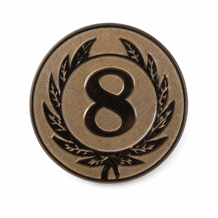 Emblém 62 číslo 8