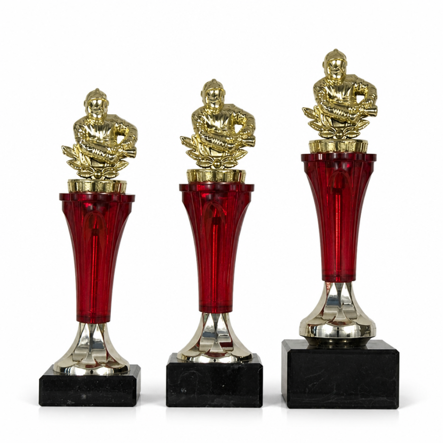 sada trofejí T25014 ABC (58 A,B,C) s figurkami hasiče